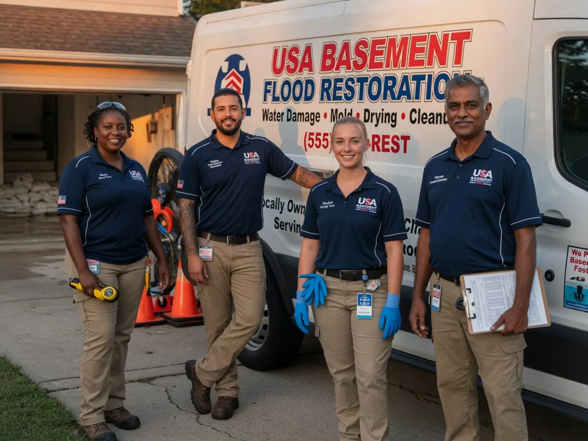 Basement Flood Cleanup company in Converse, LA