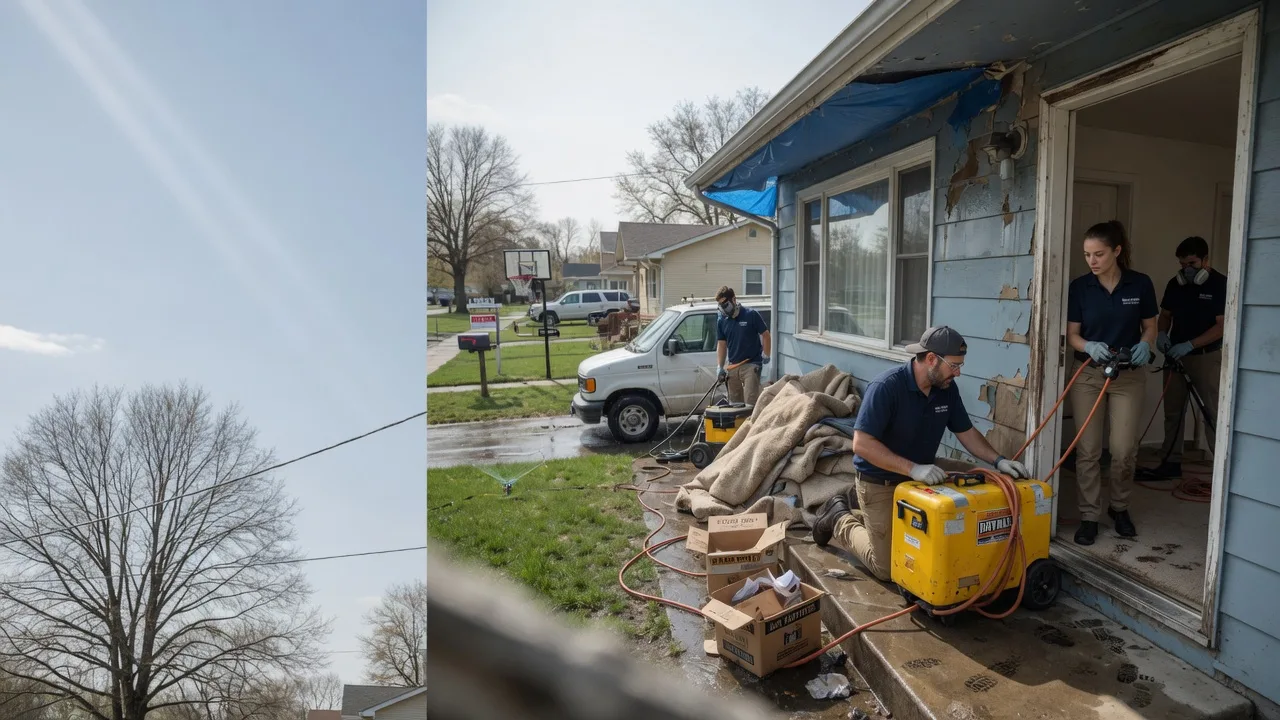 Basement Flood Cleanup in Converse, LA near me